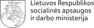 Socialinės apsaugos ir darbo ministerijos logotipas