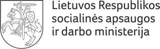 Socialinės apsaugos ir darbo ministerijos logtipas
